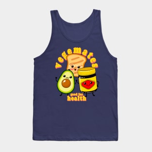 Vegemite and Friends - Vegemates - Cute Vegetarian Spread - Avocado - Toast - Australia Tank Top